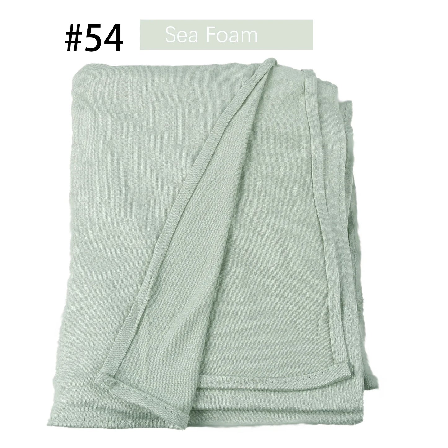 Muslim Women Stretchy Jersey Hijab Plain Cotton Jersey Hijabs  Islamic Soft Turban Head Wraps Headscarf 170X60cm