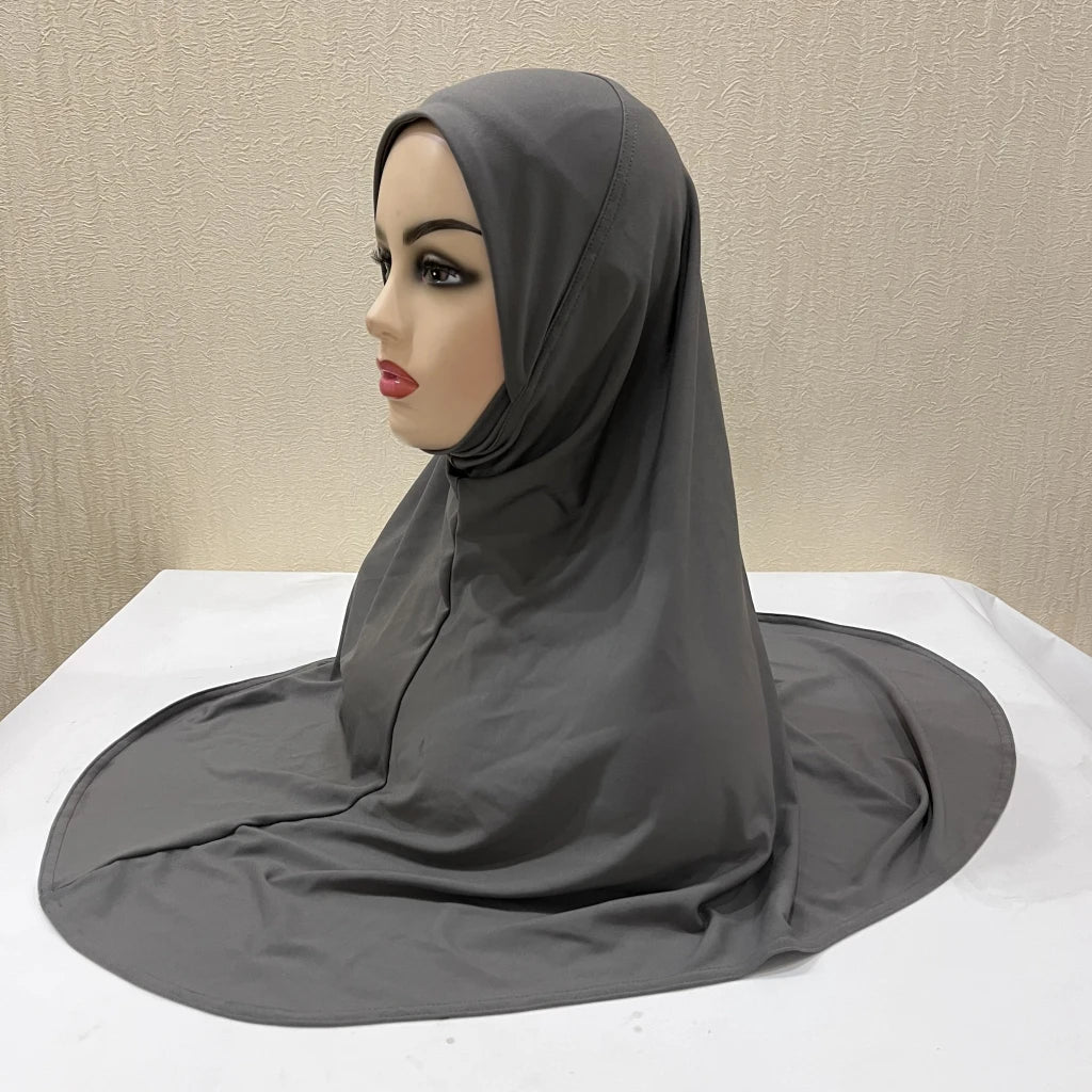 BOHOWAII Muslim Islamic Modal Hijab Scarf Instant Hijabs Headscarfs for Women Long Scarves Head Wrap Shawl Bonnet Hijabe Femme