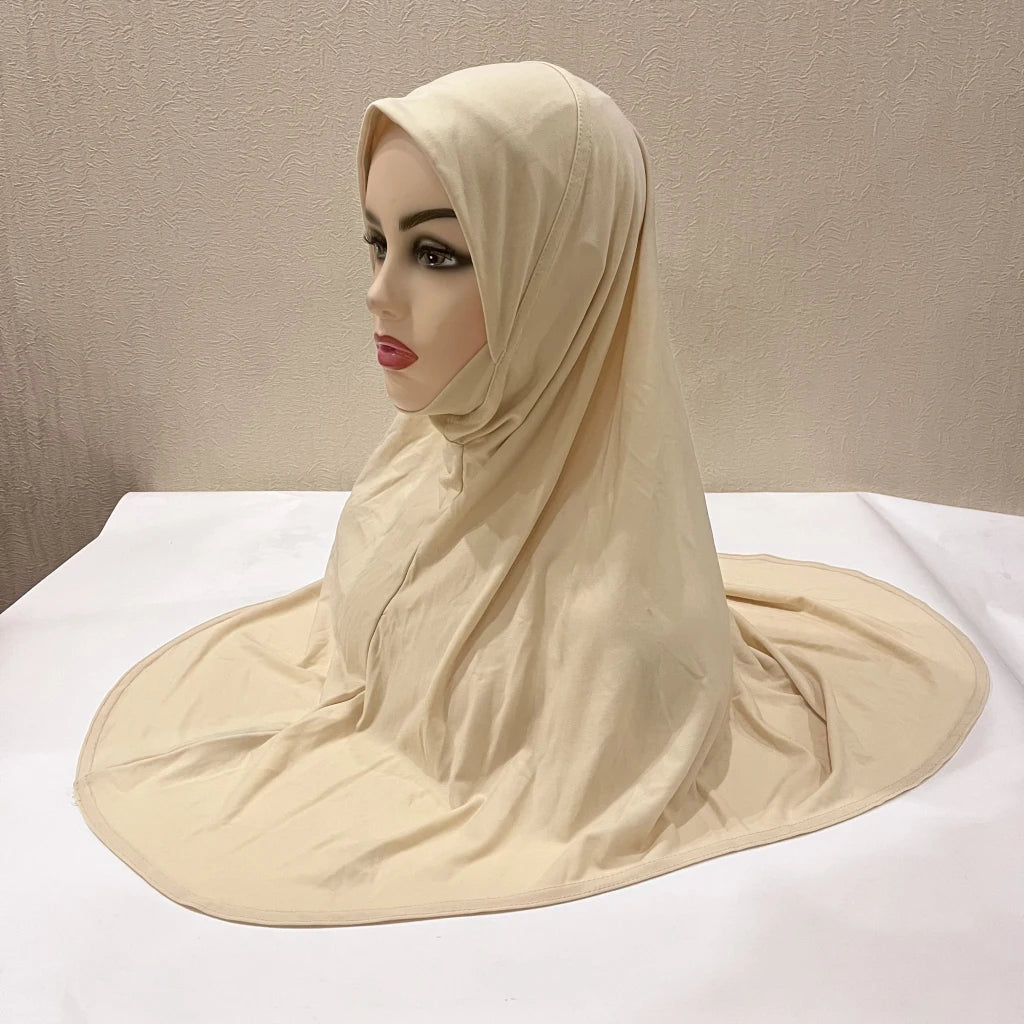 BOHOWAII Muslim Islamic Modal Hijab Scarf Instant Hijabs Headscarfs for Women Long Scarves Head Wrap Shawl Bonnet Hijabe Femme