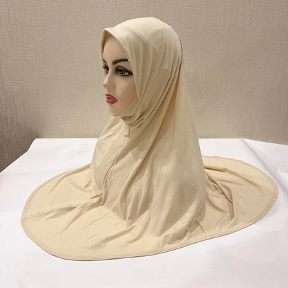 BOHOWAII Muslim Islamic Modal Hijab Scarf Instant Hijabs Headscarfs for Women Long Scarves Head Wrap Shawl Bonnet Hijabe Femme