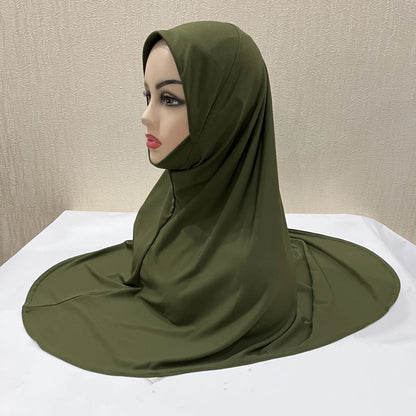 BOHOWAII Muslim Islamic Modal Hijab Scarf Instant Hijabs Headscarfs for Women Long Scarves Head Wrap Shawl Bonnet Hijabe Femme