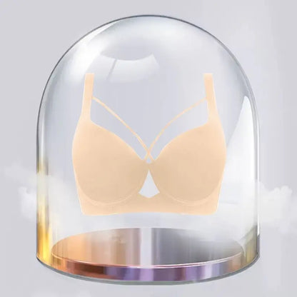 Large Size Seamless Lingerie for Women Thin and Sexy Bra Comfortable Top Up Push-up  Anti Sagging Sports Breast Collection Bras