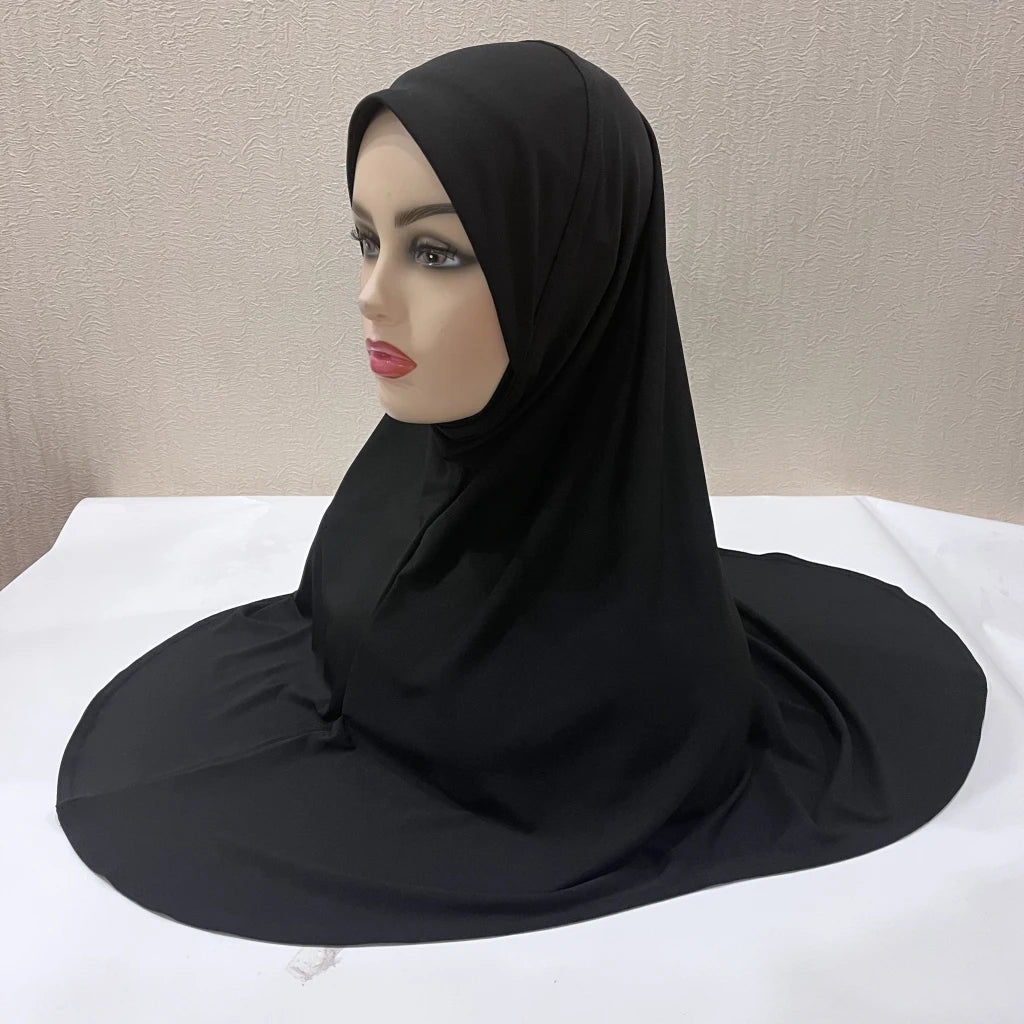 BOHOWAII Muslim Islamic Modal Hijab Scarf Instant Hijabs Headscarfs for Women Long Scarves Head Wrap Shawl Bonnet Hijabe Femme